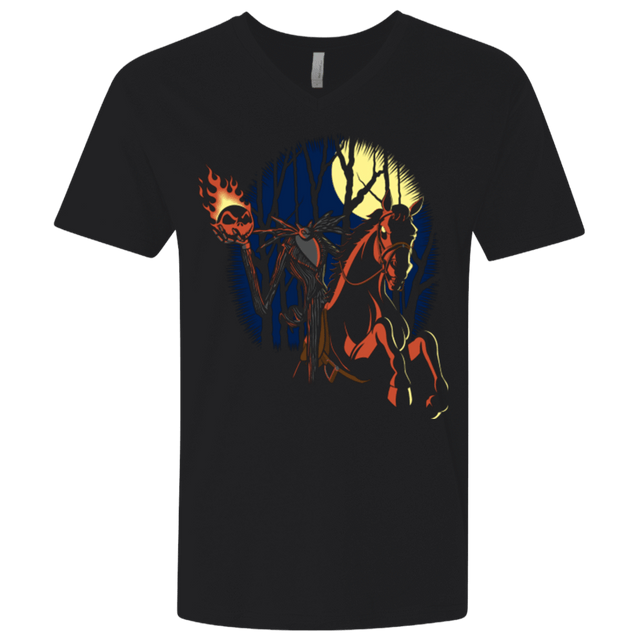 T-Shirts Black / X-Small King of the Hollow_designs by mephias Men's Premium V-Neck