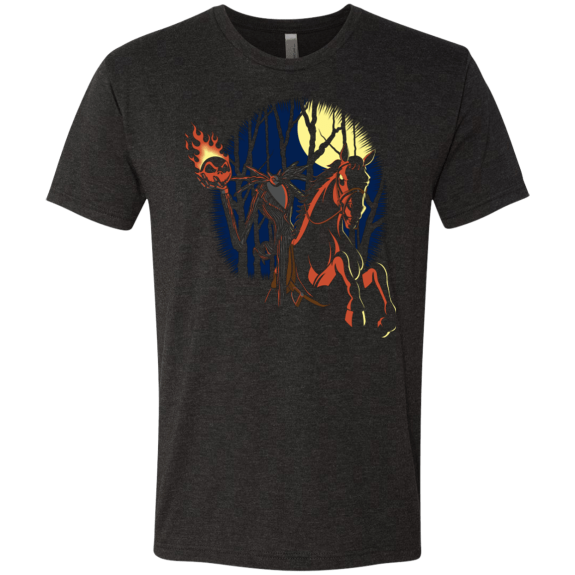 T-Shirts Vintage Black / Small King of the Hollow_designs by mephias Men's Triblend T-Shirt