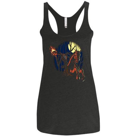 T-Shirts Vintage Black / X-Small King of the Hollow_designs by mephias Women's Triblend Racerback Tank