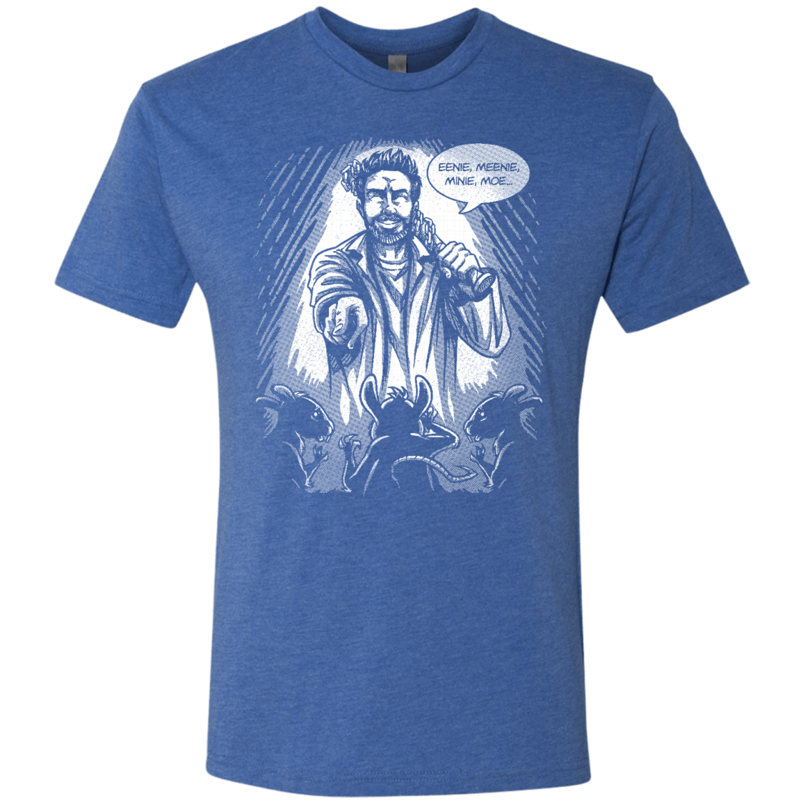 T-Shirts Vintage Royal / Small King of the Rats Men's Triblend T-Shirt