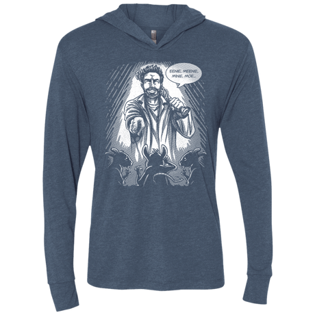 T-Shirts Indigo / X-Small King of the Rats Triblend Long Sleeve Hoodie Tee