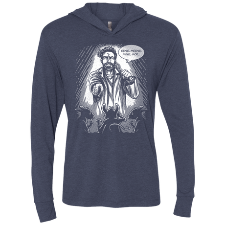 T-Shirts Vintage Navy / X-Small King of the Rats Triblend Long Sleeve Hoodie Tee