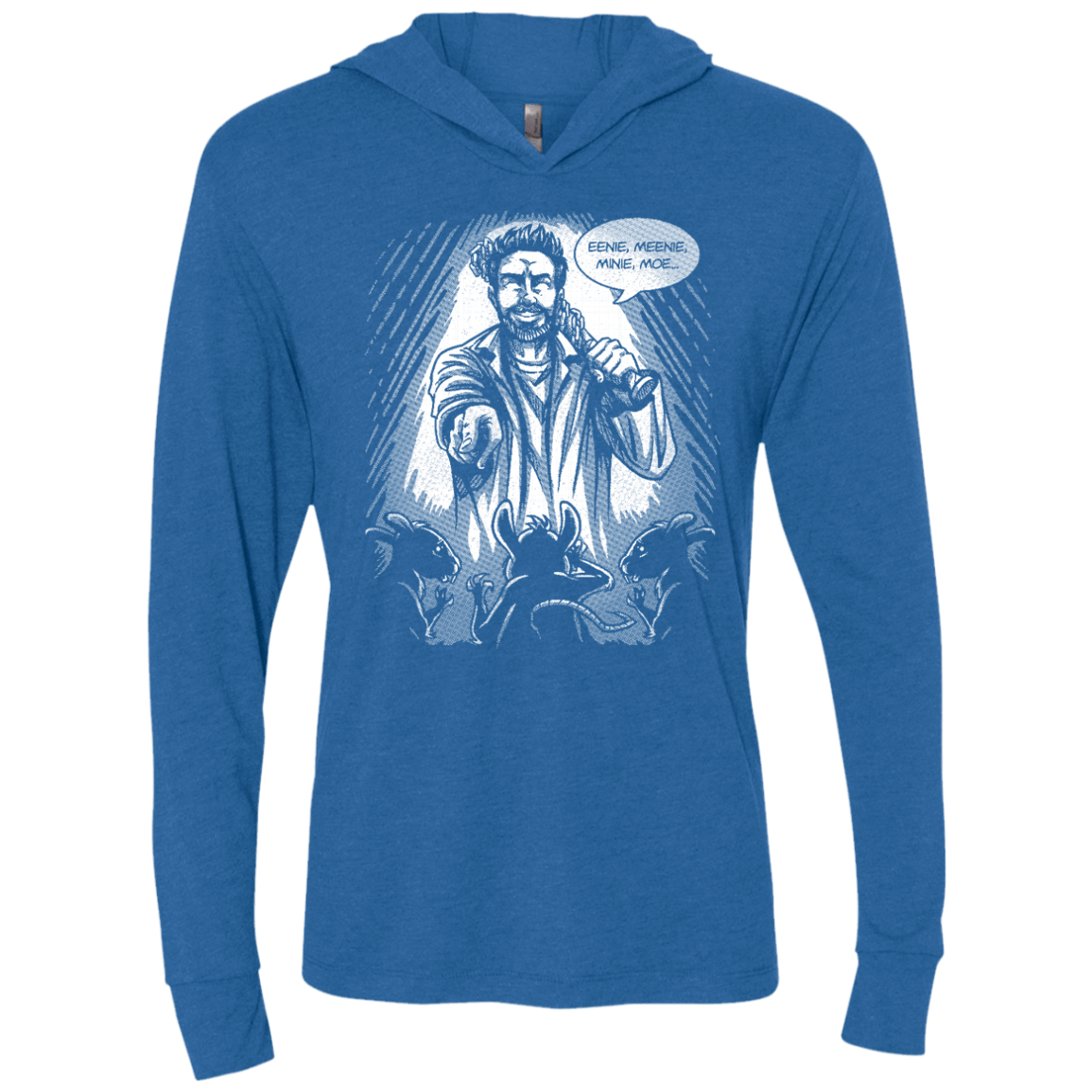 T-Shirts Vintage Royal / X-Small King of the Rats Triblend Long Sleeve Hoodie Tee