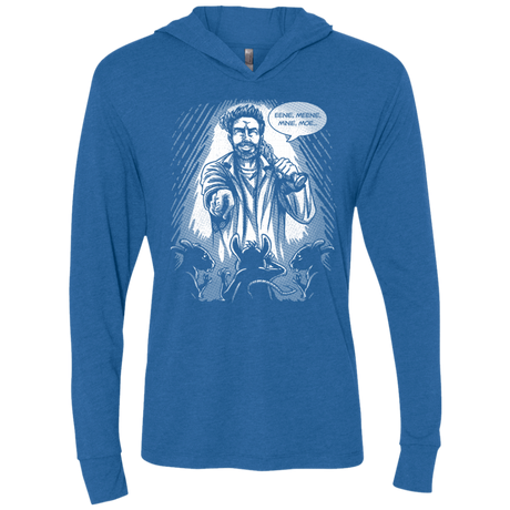 T-Shirts Vintage Royal / X-Small King of the Rats Triblend Long Sleeve Hoodie Tee