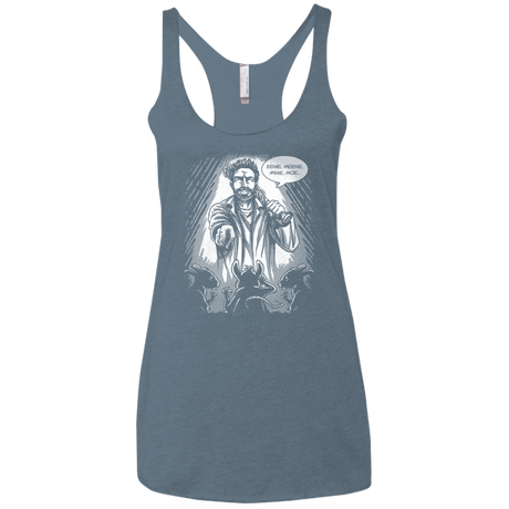 T-Shirts Indigo / X-Small King of the Rats Women's Triblend Racerback Tank