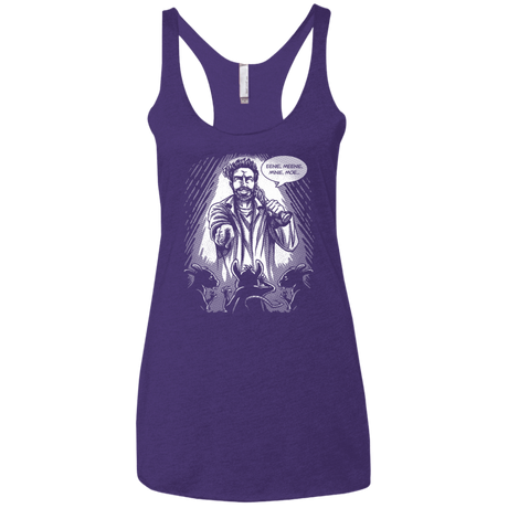 T-Shirts Purple / X-Small King of the Rats Women's Triblend Racerback Tank