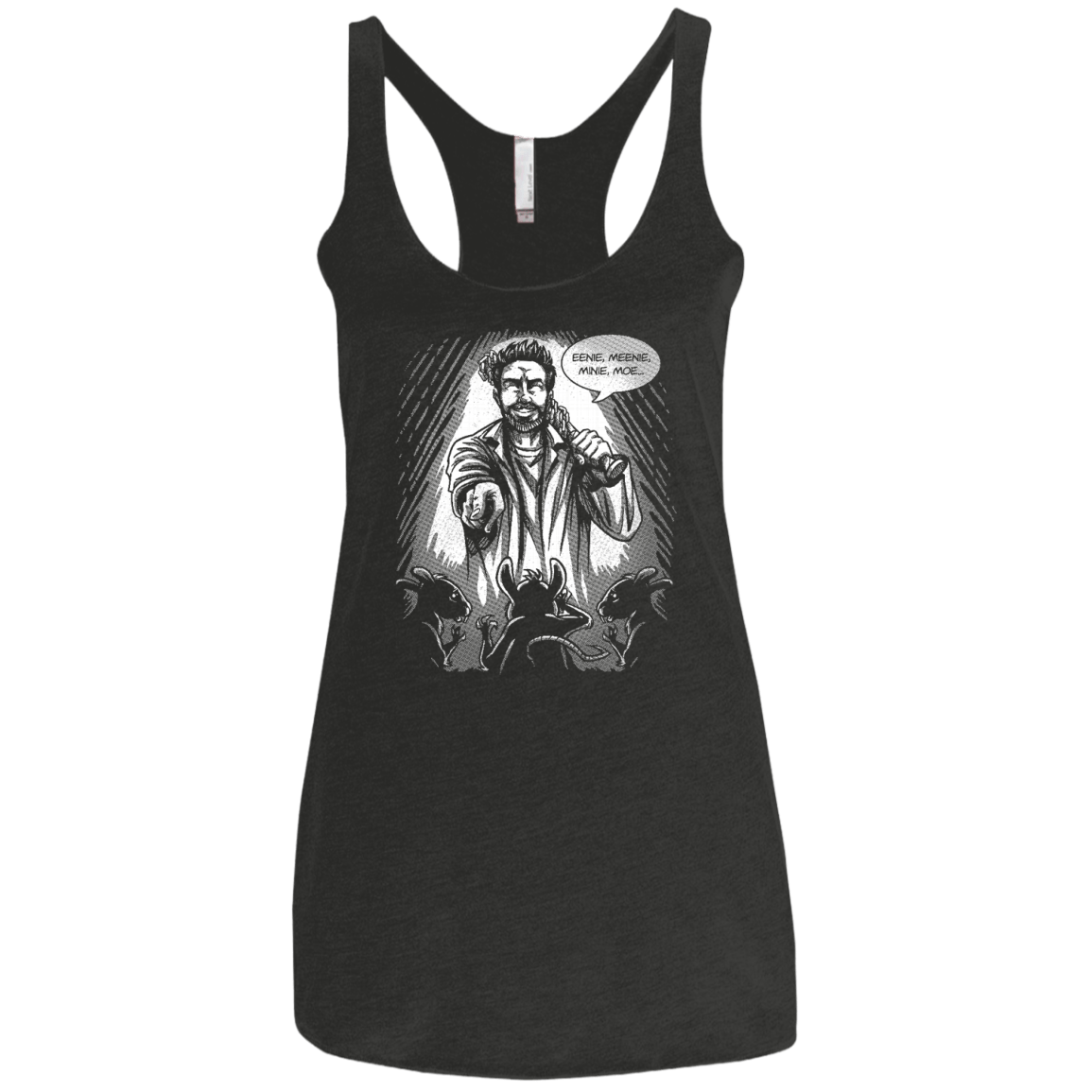 King of the Rats Women's Triblend Racerback Tank