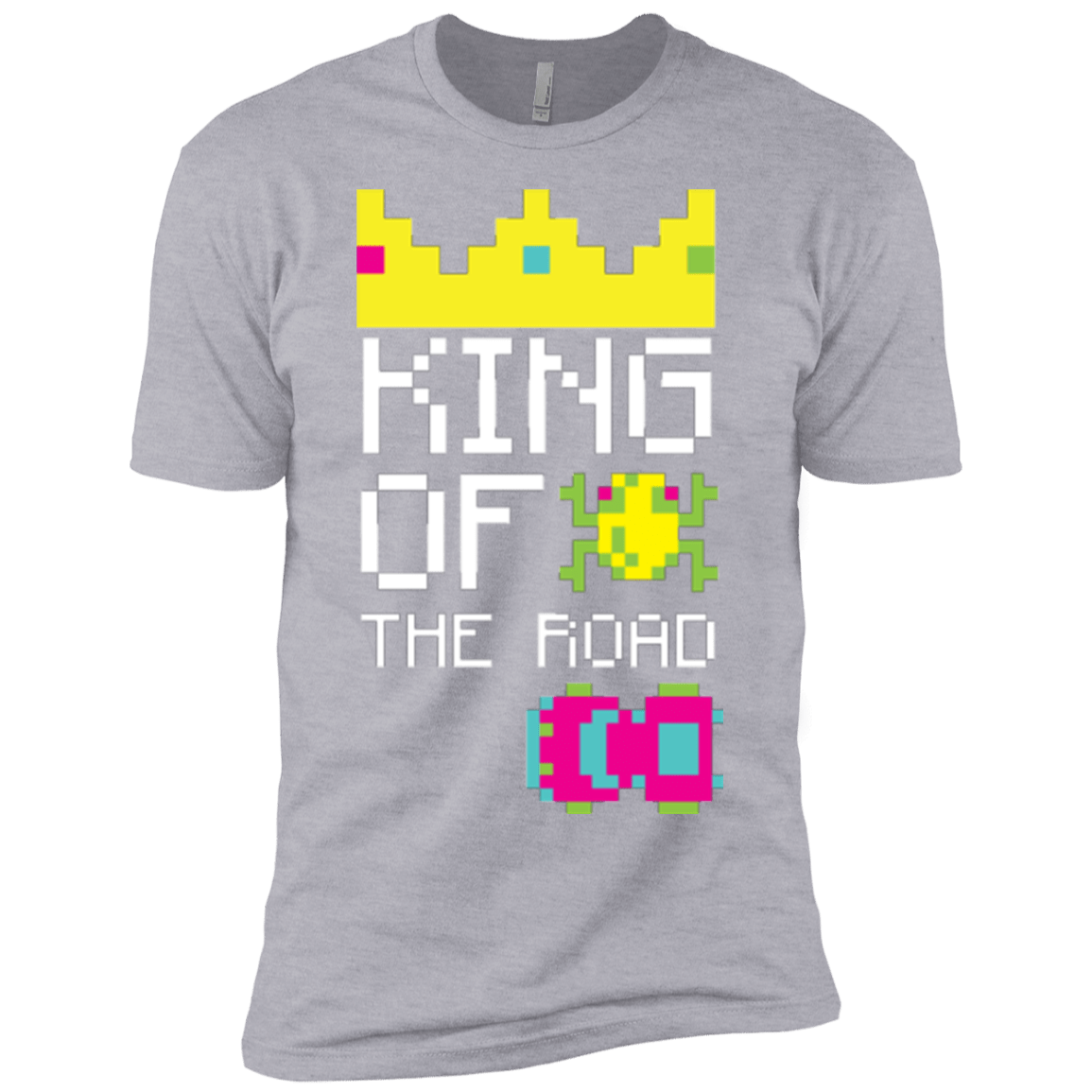 T-Shirts Heather Grey / YXS King Of The Road Boys Premium T-Shirt