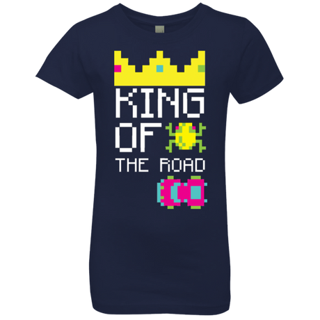 T-Shirts Midnight Navy / YXS King Of The Road Girls Premium T-Shirt