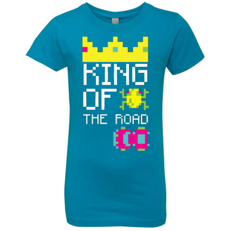 T-Shirts Turquoise / YXS King Of The Road Girls Premium T-Shirt