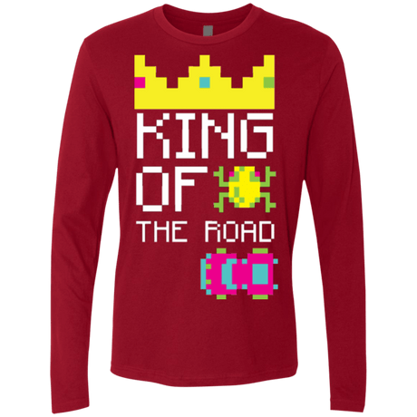 T-Shirts Cardinal / Small King Of The Road Men's Premium Long Sleeve