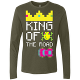 T-Shirts Military Green / Small King Of The Road Men's Premium Long Sleeve