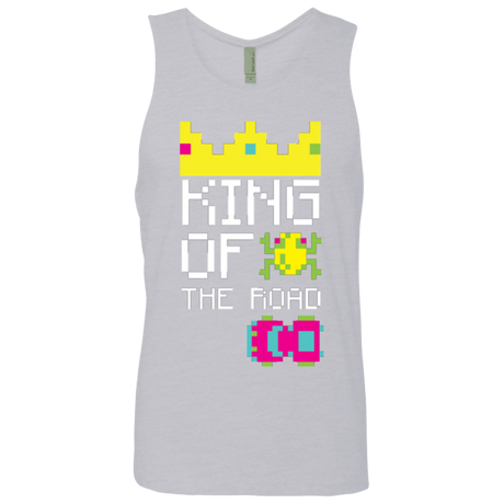 T-Shirts Heather Grey / Small King Of The Road Men's Premium Tank Top