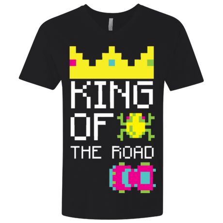 T-Shirts Black / X-Small King Of The Road Men's Premium V-Neck