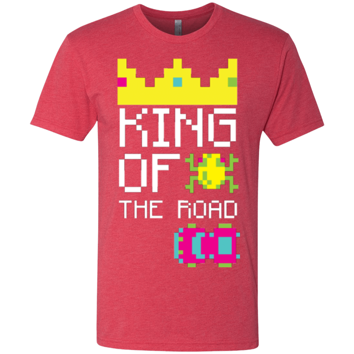 T-Shirts Vintage Red / Small King Of The Road Men's Triblend T-Shirt