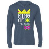 T-Shirts Indigo / X-Small King Of The Road Triblend Long Sleeve Hoodie Tee