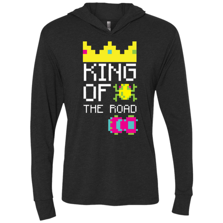 T-Shirts Vintage Black / X-Small King Of The Road Triblend Long Sleeve Hoodie Tee