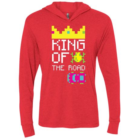 T-Shirts Vintage Red / X-Small King Of The Road Triblend Long Sleeve Hoodie Tee