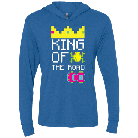 T-Shirts Vintage Royal / X-Small King Of The Road Triblend Long Sleeve Hoodie Tee