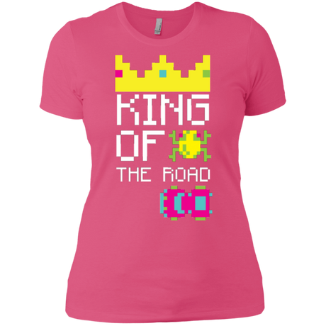T-Shirts Hot Pink / X-Small King Of The Road Women's Premium T-Shirt