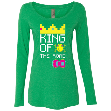 T-Shirts Envy / Small King Of The Road Women's Triblend Long Sleeve Shirt