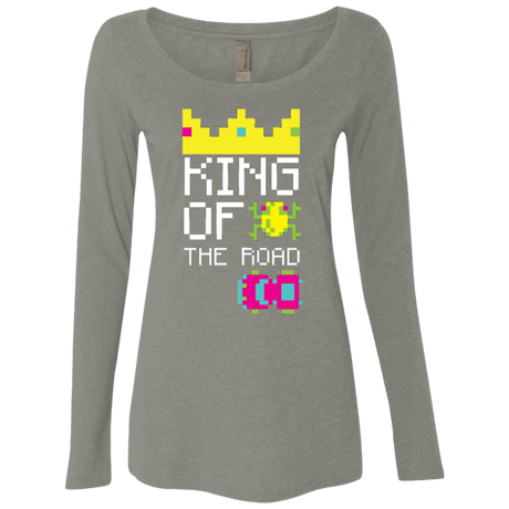 T-Shirts Venetian Grey / Small King Of The Road Women's Triblend Long Sleeve Shirt