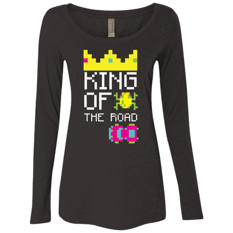 T-Shirts Vintage Black / Small King Of The Road Women's Triblend Long Sleeve Shirt