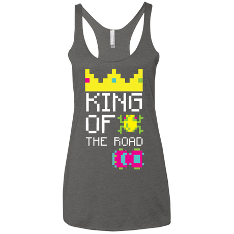 T-Shirts Premium Heather / X-Small King Of The Road Women's Triblend Racerback Tank