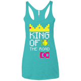 T-Shirts Tahiti Blue / X-Small King Of The Road Women's Triblend Racerback Tank