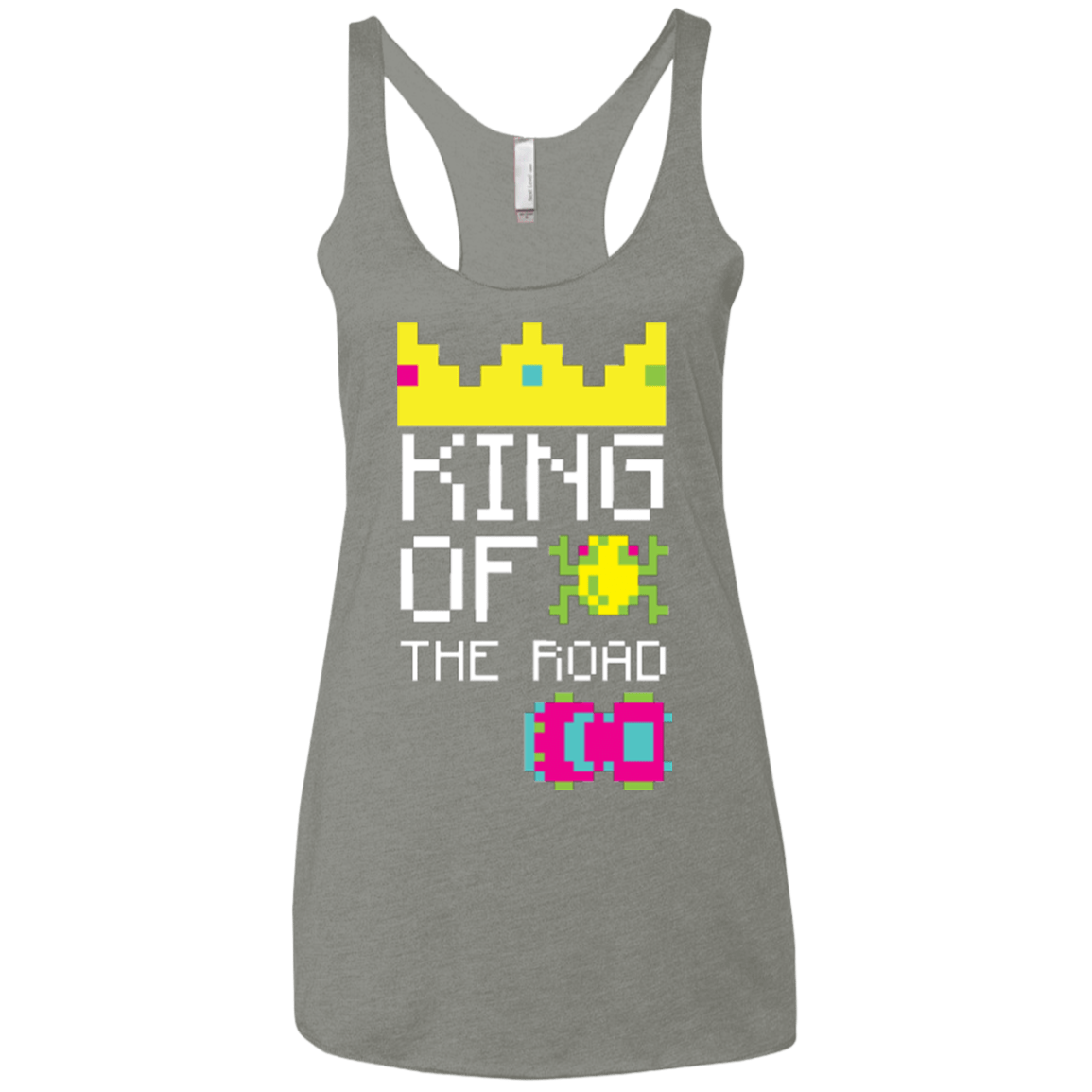 T-Shirts Venetian Grey / X-Small King Of The Road Women's Triblend Racerback Tank