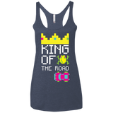 T-Shirts Vintage Navy / X-Small King Of The Road Women's Triblend Racerback Tank