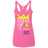T-Shirts Vintage Pink / X-Small King Of The Road Women's Triblend Racerback Tank