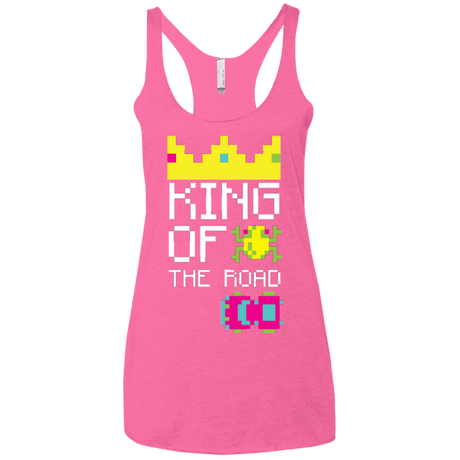 T-Shirts Vintage Pink / X-Small King Of The Road Women's Triblend Racerback Tank
