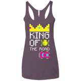 T-Shirts Vintage Purple / X-Small King Of The Road Women's Triblend Racerback Tank