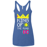 T-Shirts Vintage Royal / X-Small King Of The Road Women's Triblend Racerback Tank