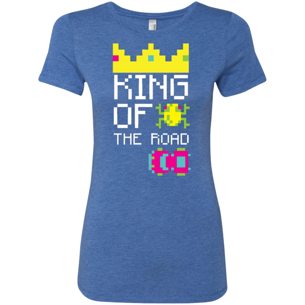 T-Shirts Vintage Royal / Small King Of The Road Women's Triblend T-Shirt