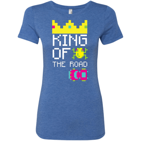 T-Shirts Vintage Royal / Small King Of The Road Women's Triblend T-Shirt