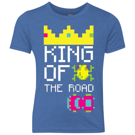 T-Shirts Vintage Royal / YXS King Of The Road Youth Triblend T-Shirt