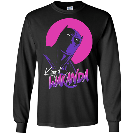 T-Shirts Black / S King of Wakanda Men's Long Sleeve T-Shirt