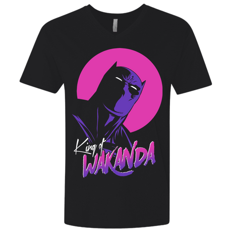 T-Shirts Black / X-Small King of Wakanda Men's Premium V-Neck