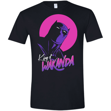 T-Shirts Black / X-Small King of Wakanda Men's Semi-Fitted Softstyle