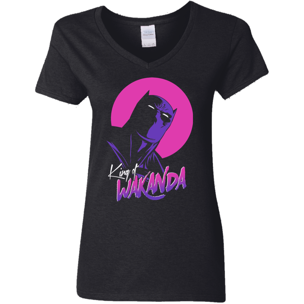 T-Shirts Black / S King of Wakanda Women's V-Neck T-Shirt