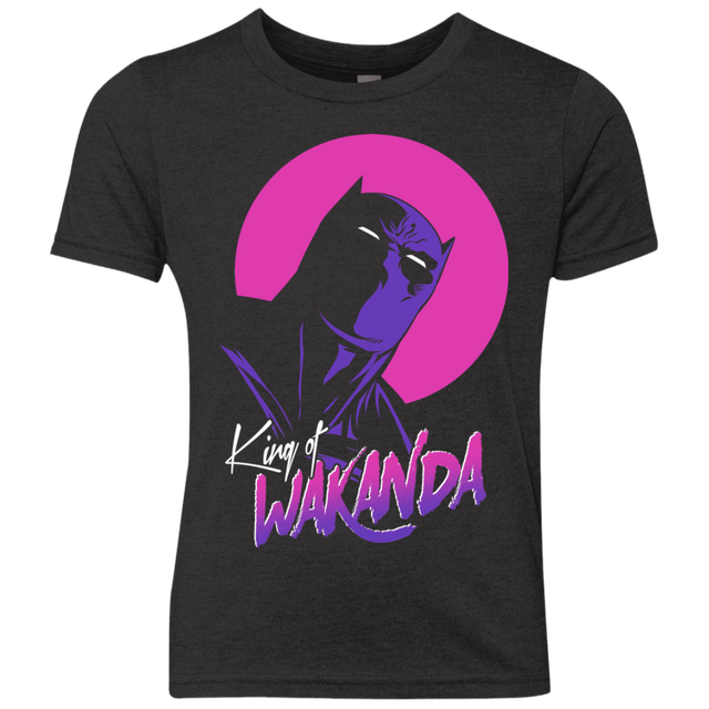 T-Shirts Vintage Black / YXS King of Wakanda Youth Triblend T-Shirt