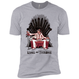 T-Shirts Heather Grey / YXS King on Throne Boys Premium T-Shirt