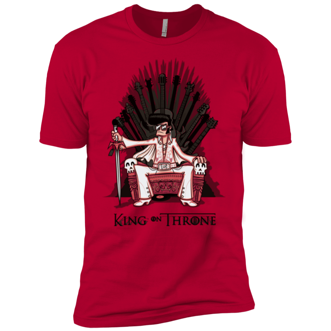 T-Shirts Red / YXS King on Throne Boys Premium T-Shirt