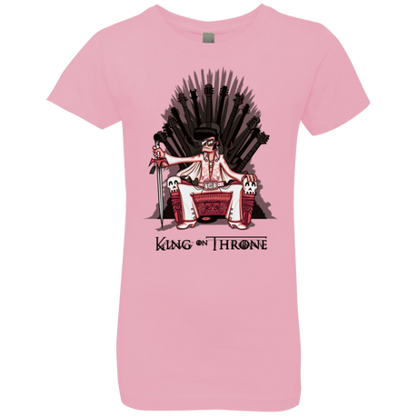 T-Shirts Light Pink / YXS King on Throne Girls Premium T-Shirt