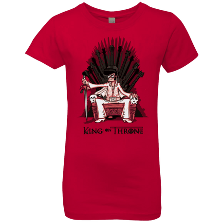 T-Shirts Red / YXS King on Throne Girls Premium T-Shirt