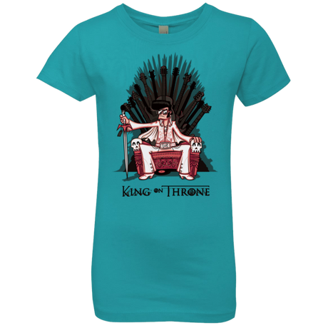 T-Shirts Tahiti Blue / YXS King on Throne Girls Premium T-Shirt