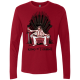 T-Shirts Cardinal / Small King on Throne Men's Premium Long Sleeve
