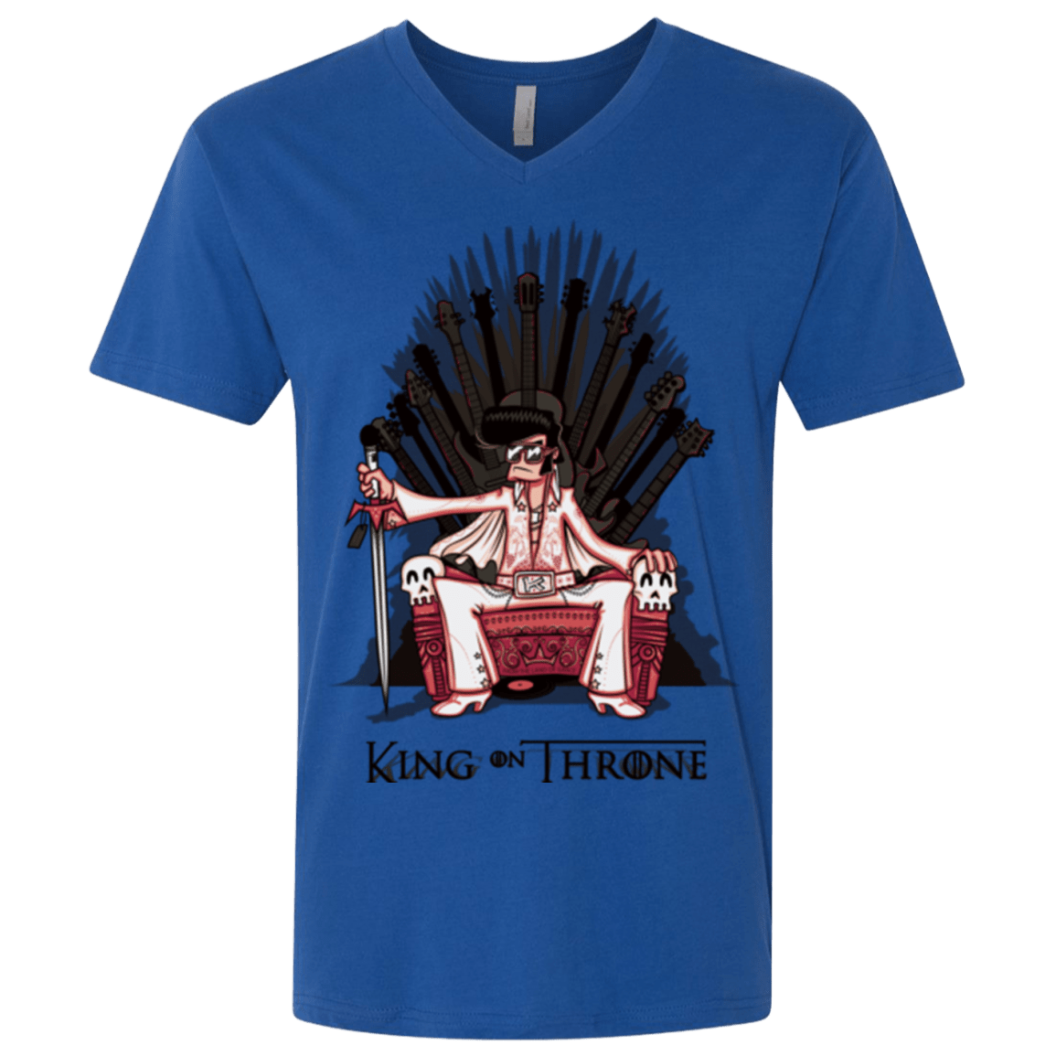 King on Throne Men's Premium V-Neck